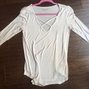 Three quarter length t